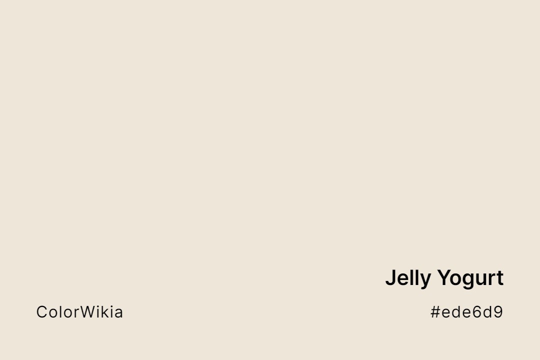 jelly yogurt color ede6d9