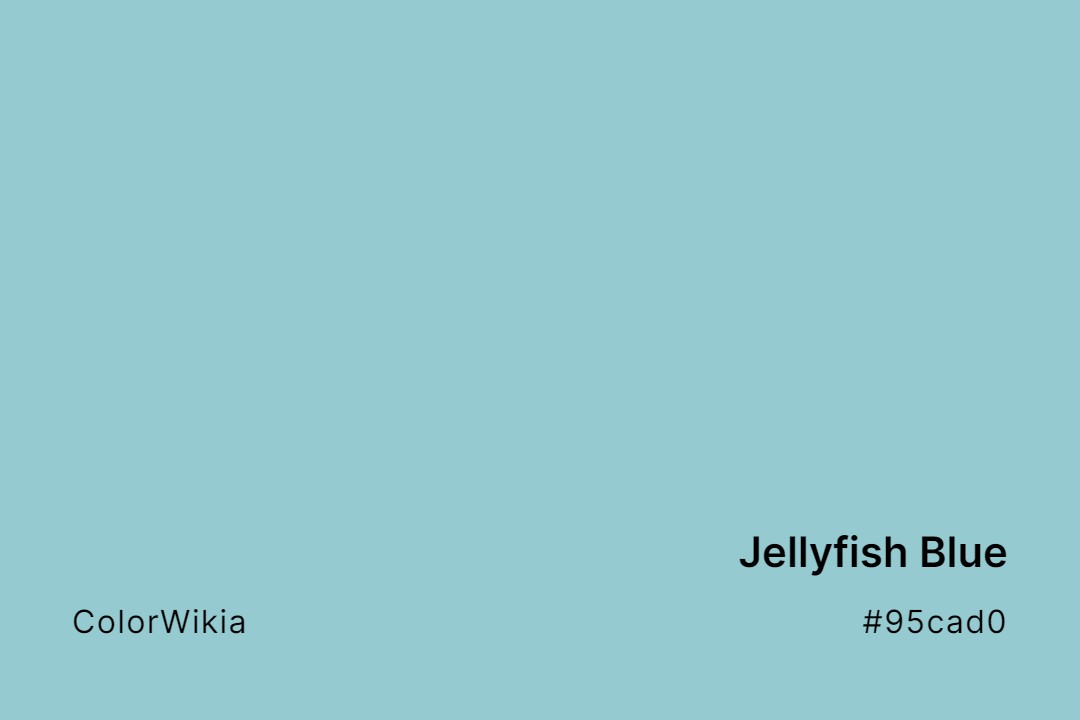 jellyfish blue color 95cad0