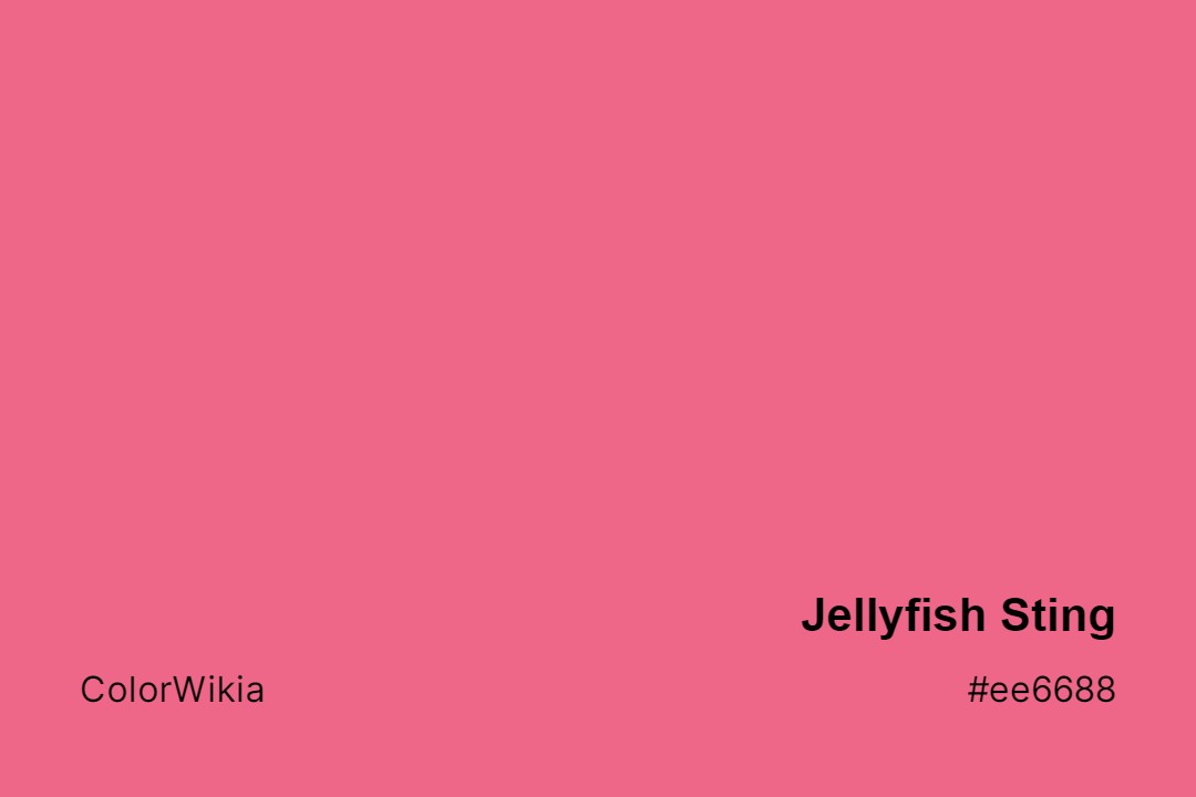 jellyfish sting color ee6688