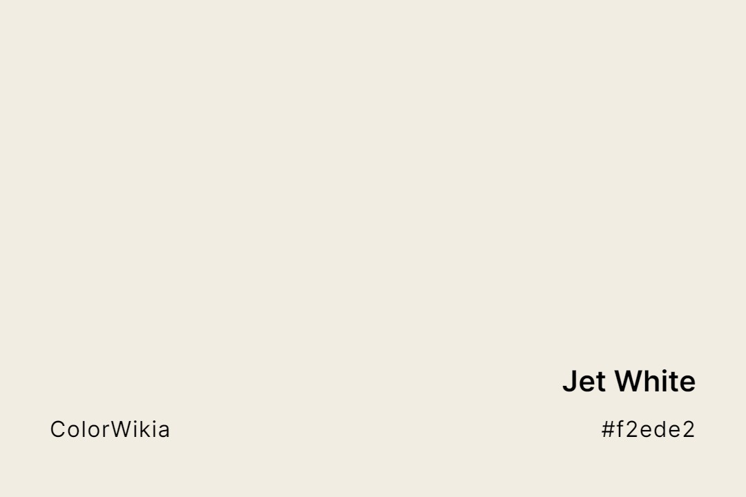 jet white color f2ede2