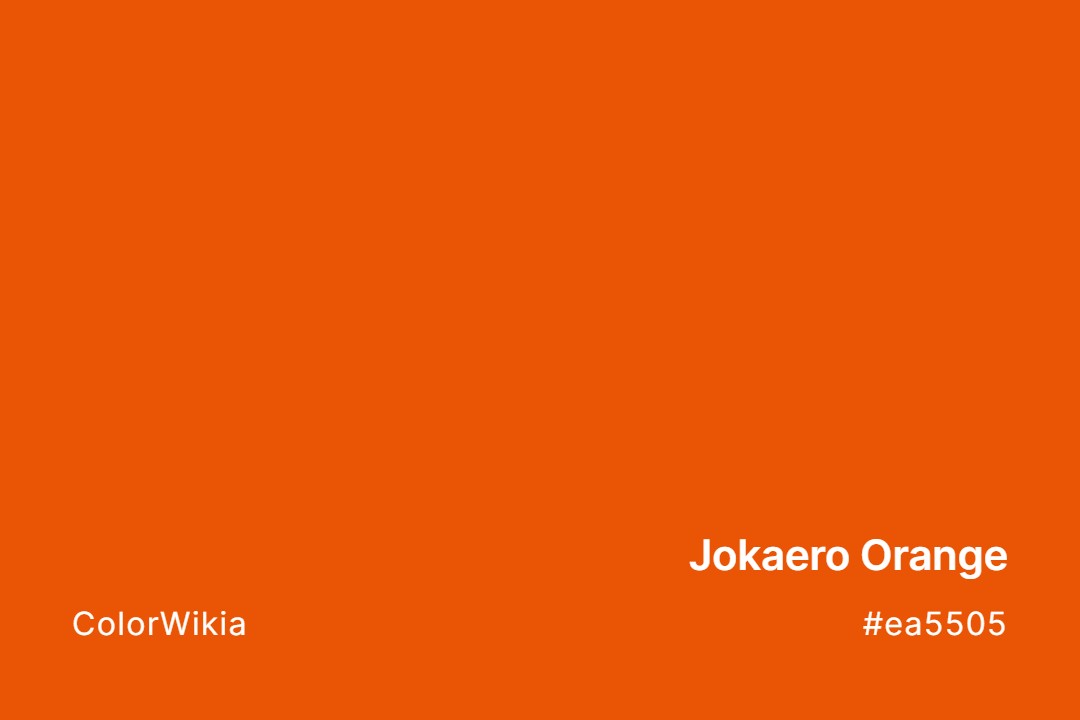 Jokaero Orange Color – #ea5505: Codes and Complete Breakdown