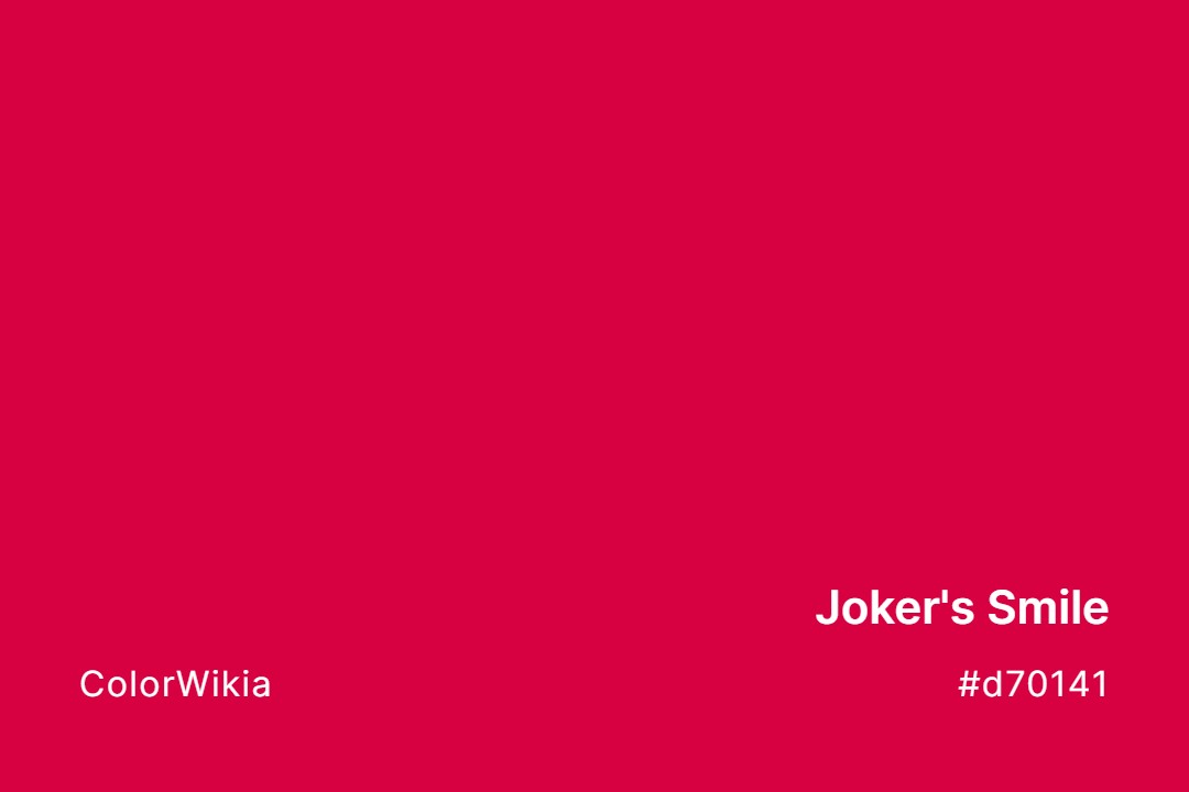 jokers smile color d70141