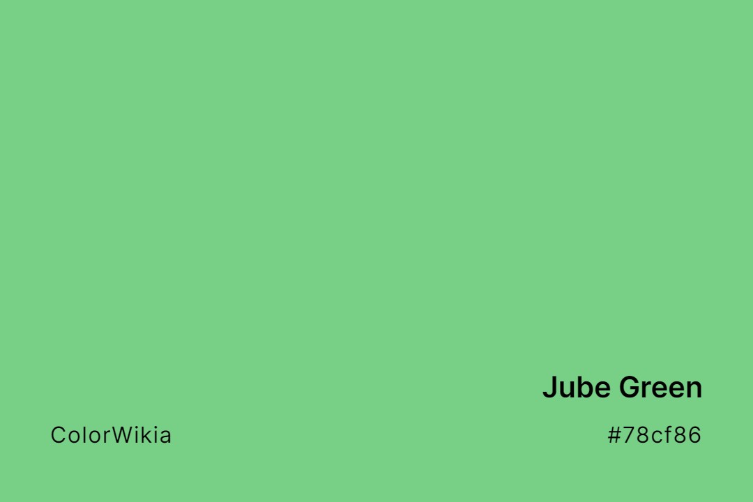 Jube Green Color – #78cf86: Codes and Complete Breakdown