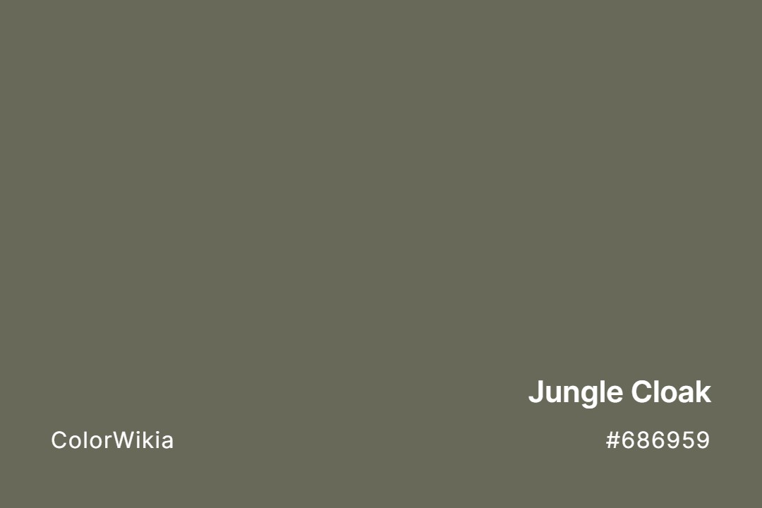 jungle cloak color 686959