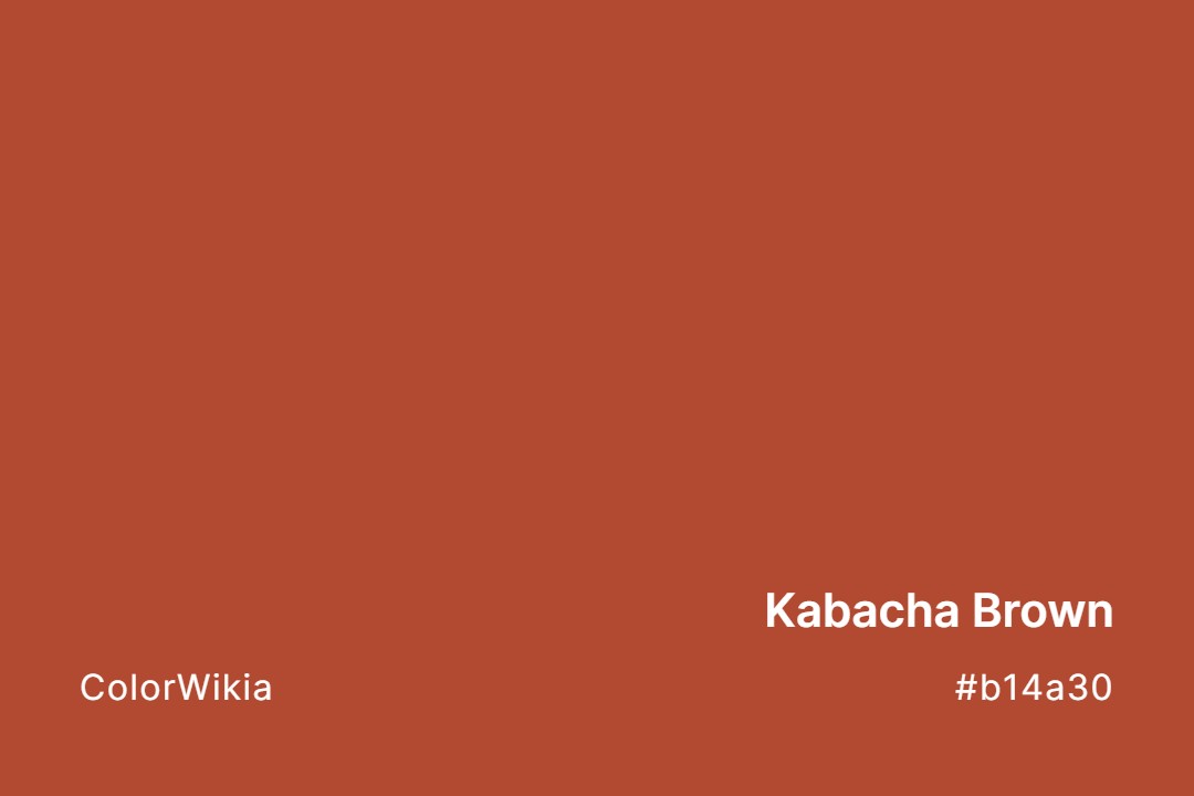 Kabacha Brown Color – #b14a30: Codes and Complete Breakdown