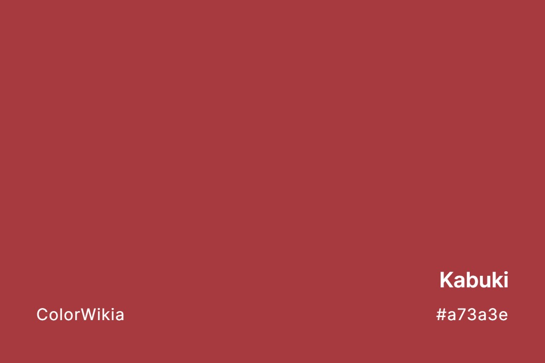 Kabuki Color – #a73a3e: Codes and Complete Breakdown