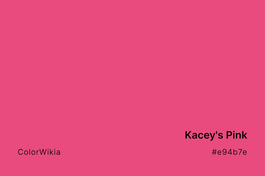 Kacey’s Pink Color – #e94b7e: Codes and Complete Breakdown