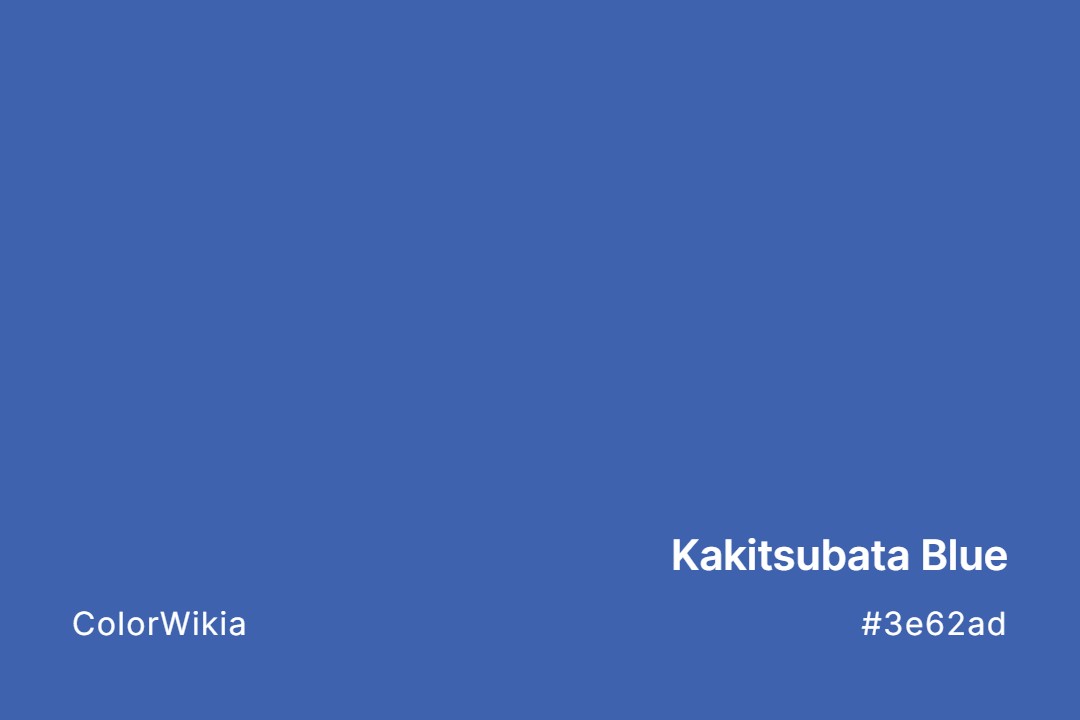 Kakitsubata Blue Color – #3e62ad: Codes and Complete Breakdown