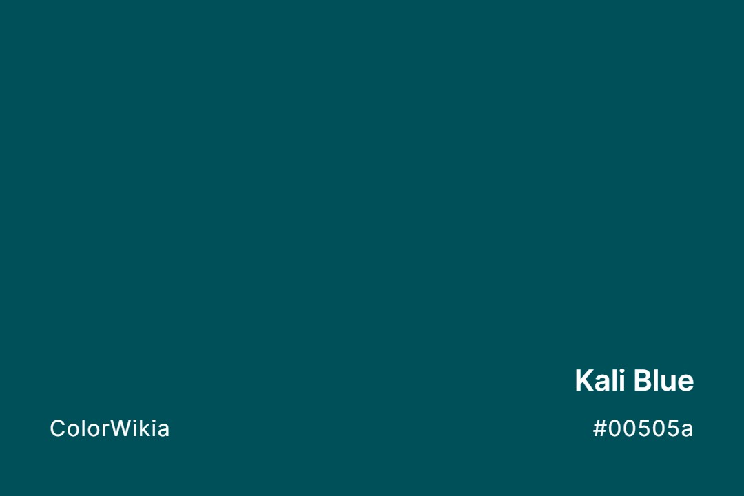 Kali Blue Color – #00505a: Codes and Complete Breakdown