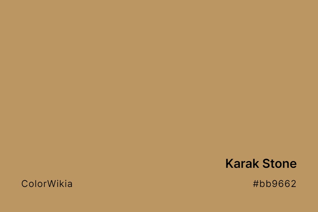 karak stone color bb9662