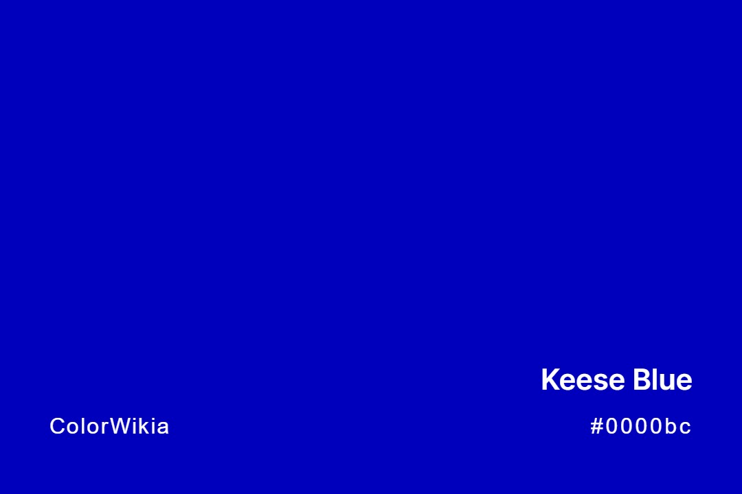 Keese Blue Color – #0000bc: Codes and Complete Breakdown