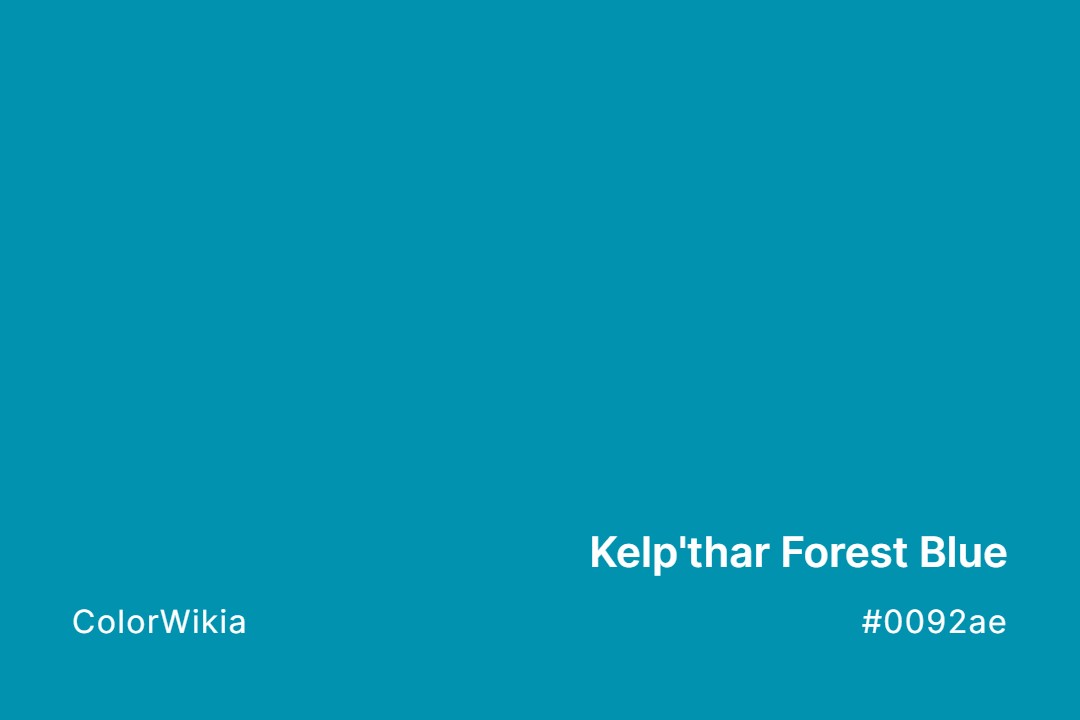 kelpthar forest blue color 0092ae