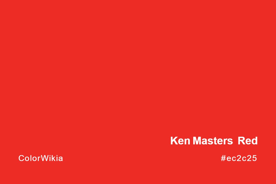 Ken Masters Red Color – #ec2c25: Codes and Complete Breakdown