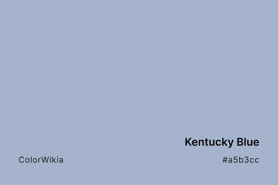 Kentucky Blue Color – #a5b3cc: Codes and Complete Breakdown
