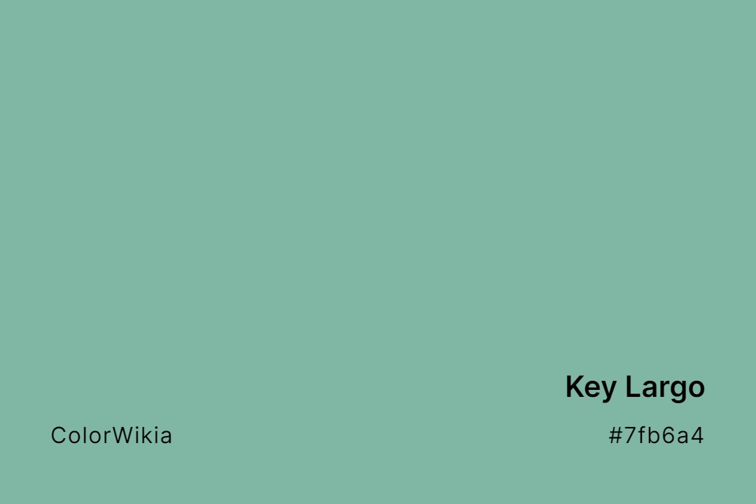 key largo color 7fb6a4
