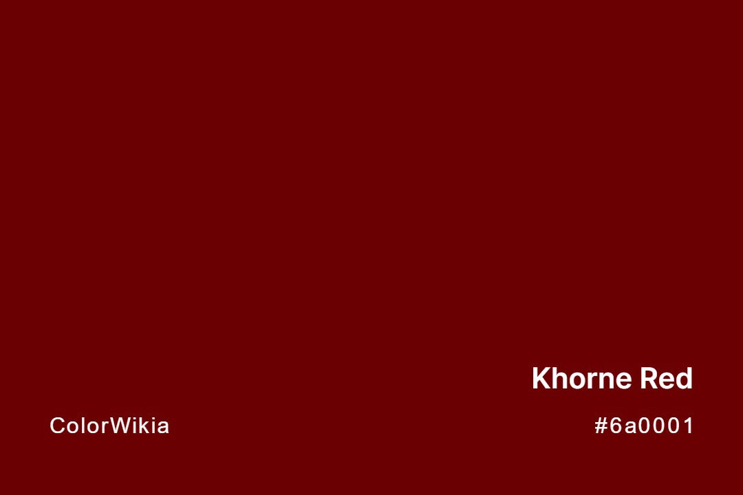 Khorne Red Color – #6a0001: Codes and Complete Breakdown