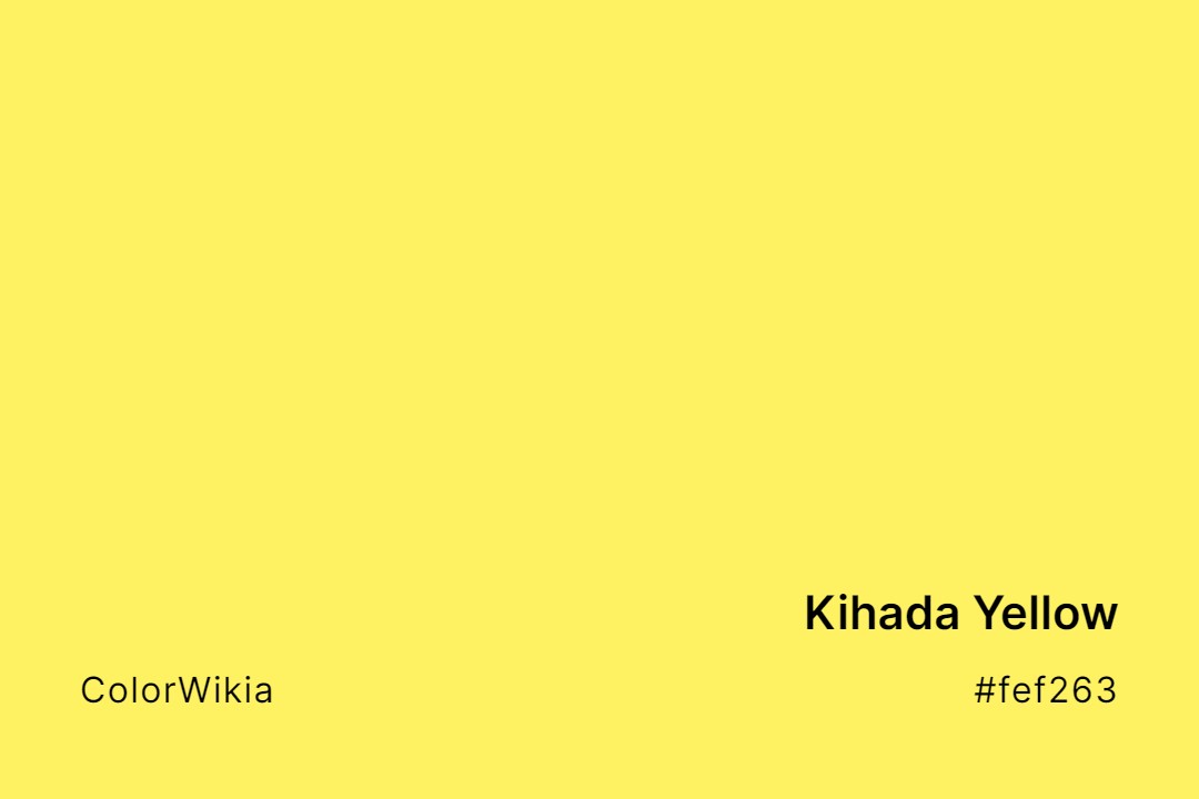 Kihada Yellow Color – #fef263: Codes and Complete Breakdown