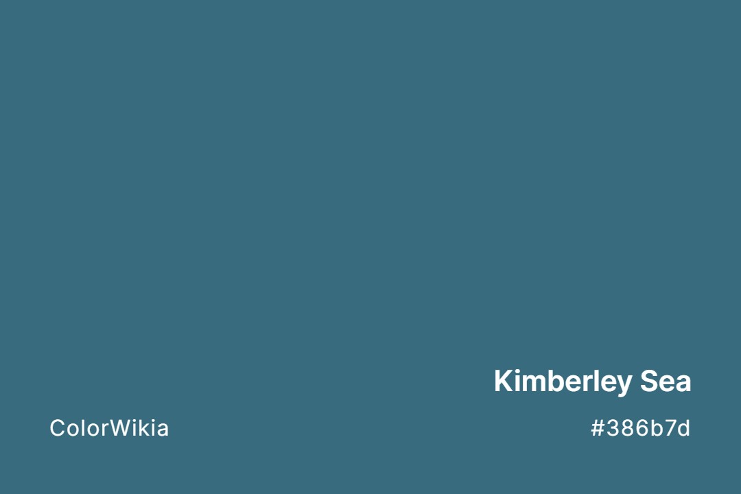Kimberley Sea Color – #386b7d: Codes and Complete Breakdown