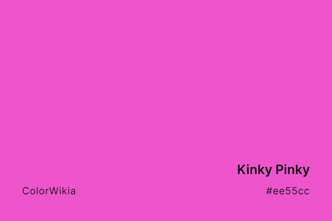 kinky pinky color ee55cc