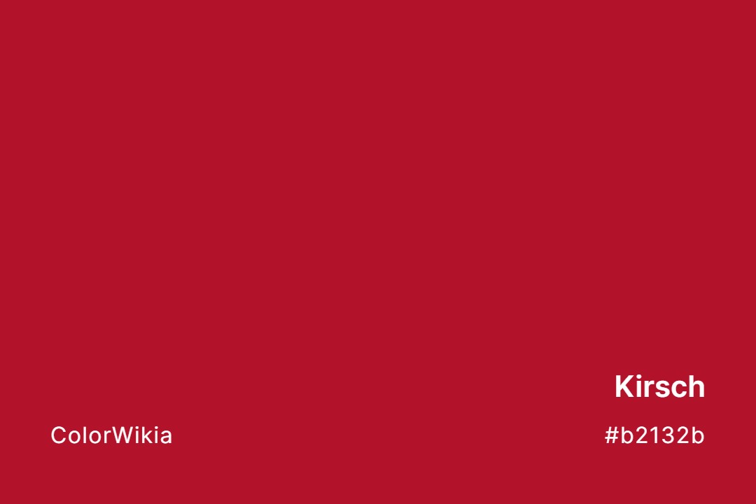 Kirsch Color – #b2132b: Codes and Complete Breakdown