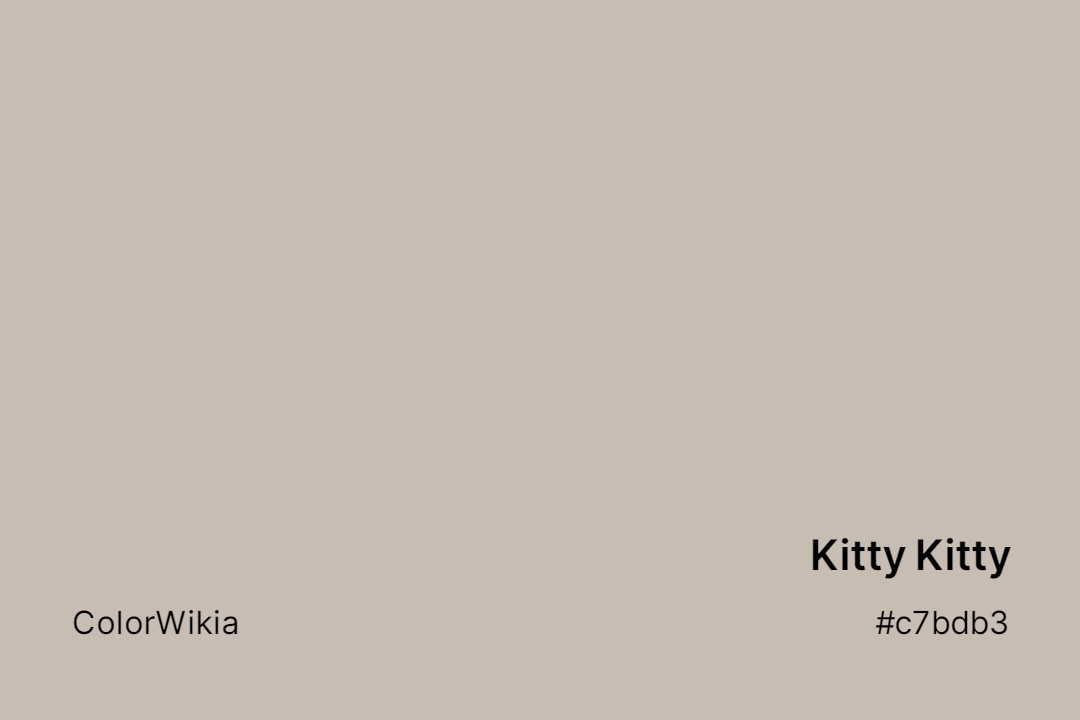 Kitty Kitty Color – #c7bdb3: Codes and Complete Breakdown