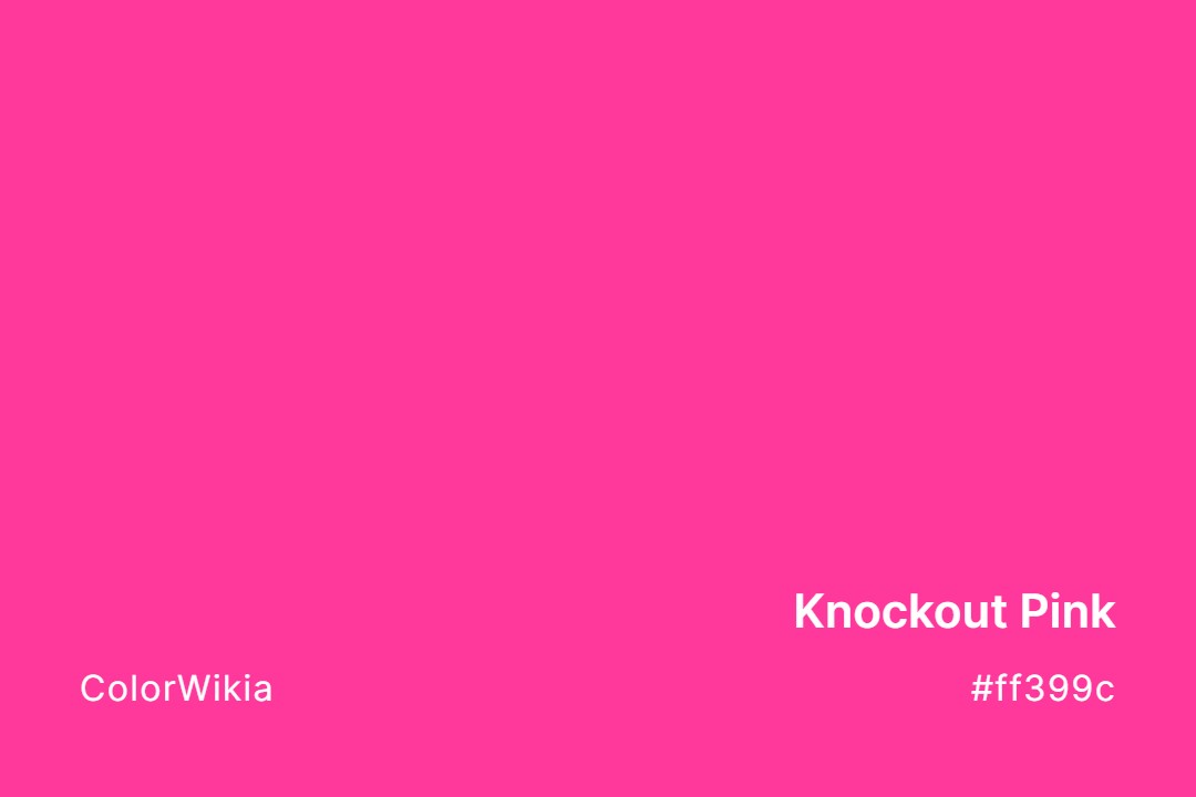 Knockout Pink Color – #ff399c: Codes and Complete Breakdown