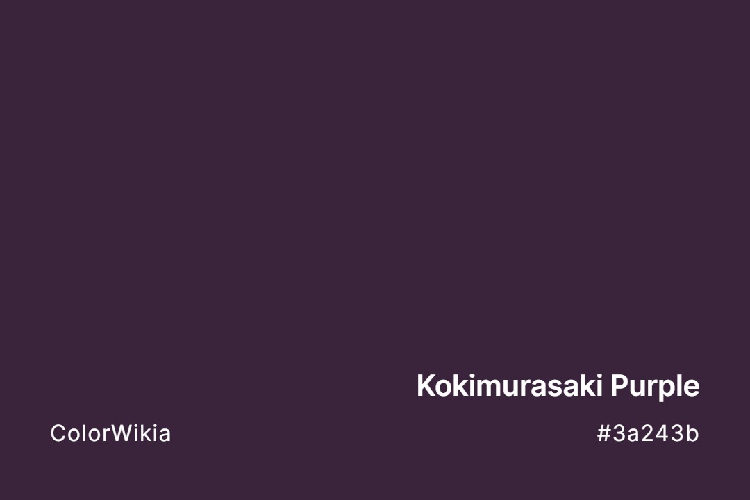 Kokimurasaki Purple Color – #3a243b: Codes and Complete Breakdown