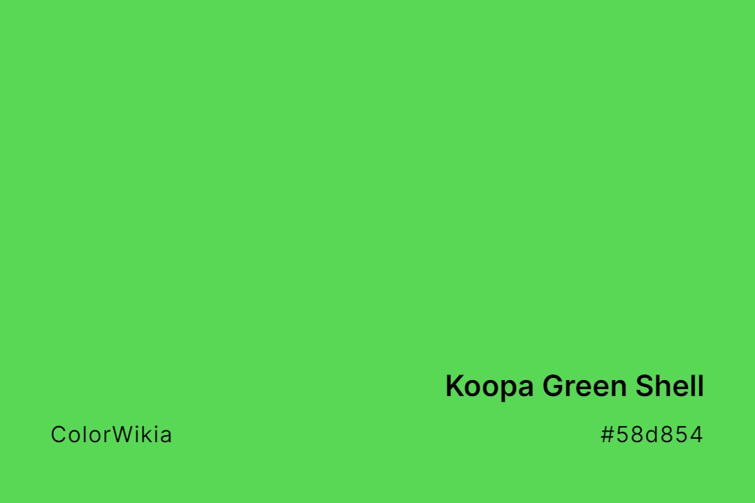 koopa green shell color 58d854