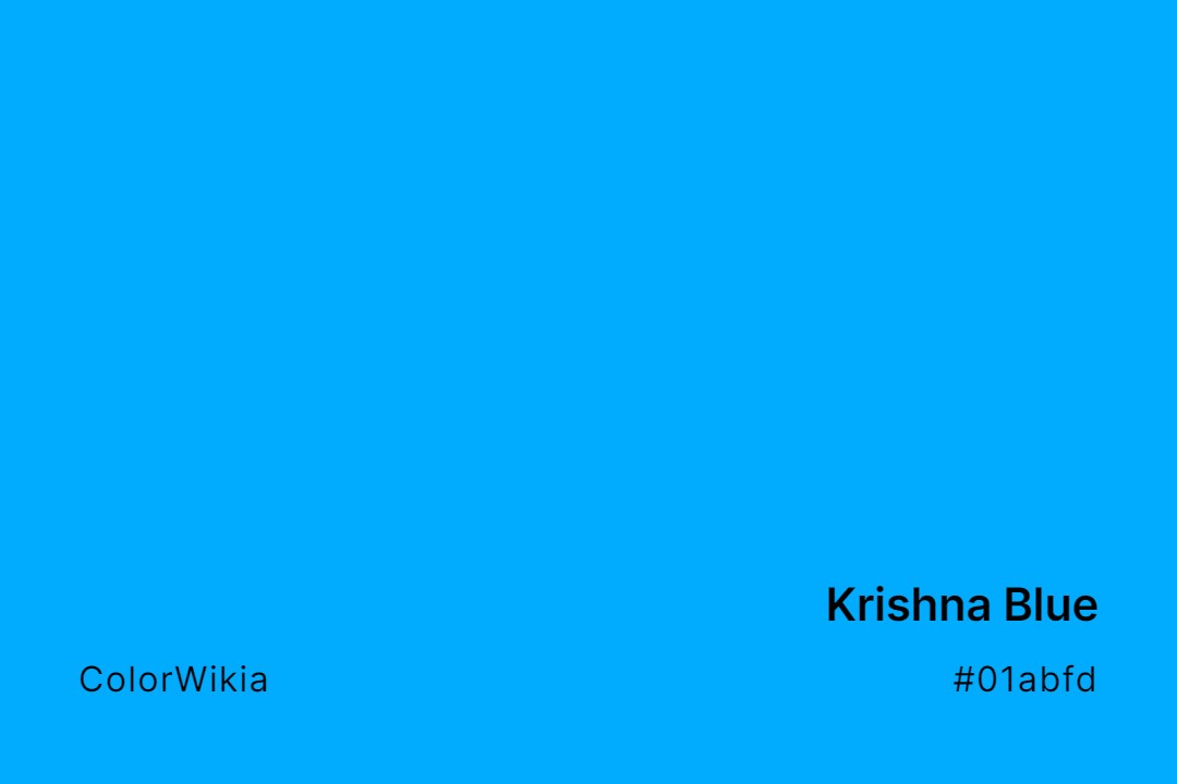 Krishna Blue Color – #01abfd: Codes and Complete Breakdown