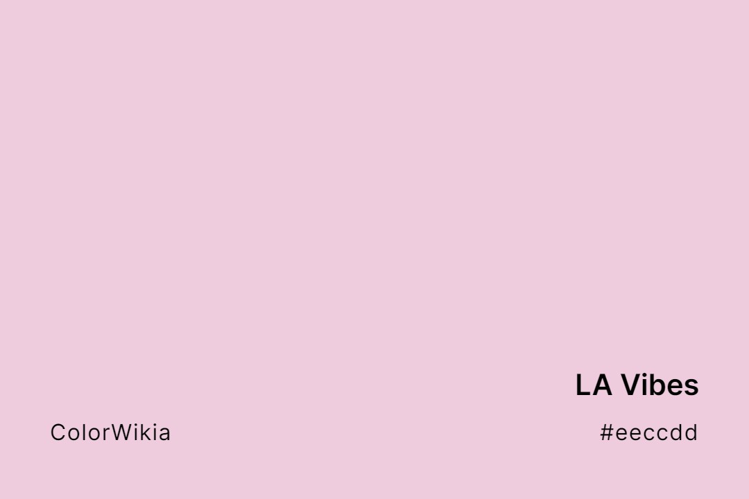 la vibes color eeccdd