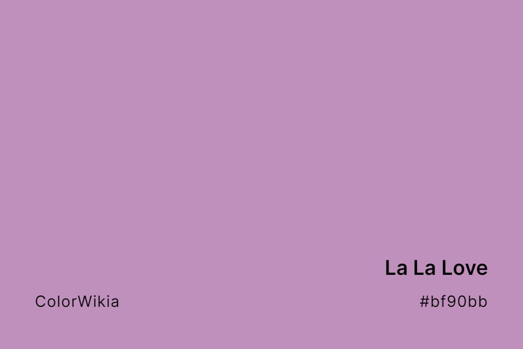 la la love color bf90bb