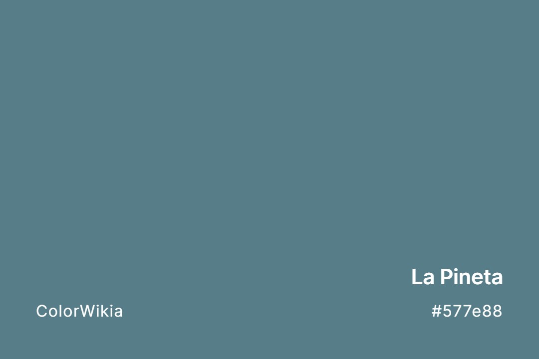 La Pineta Color – #577e88: Codes and Complete Breakdown