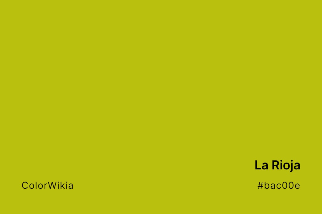 La Rioja Color – #bac00e: Codes and Complete Breakdown