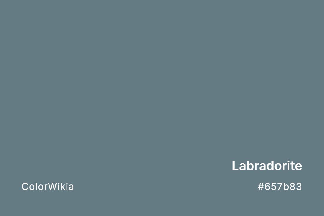 Labradorite Color – #657b83: Codes and Complete Breakdown