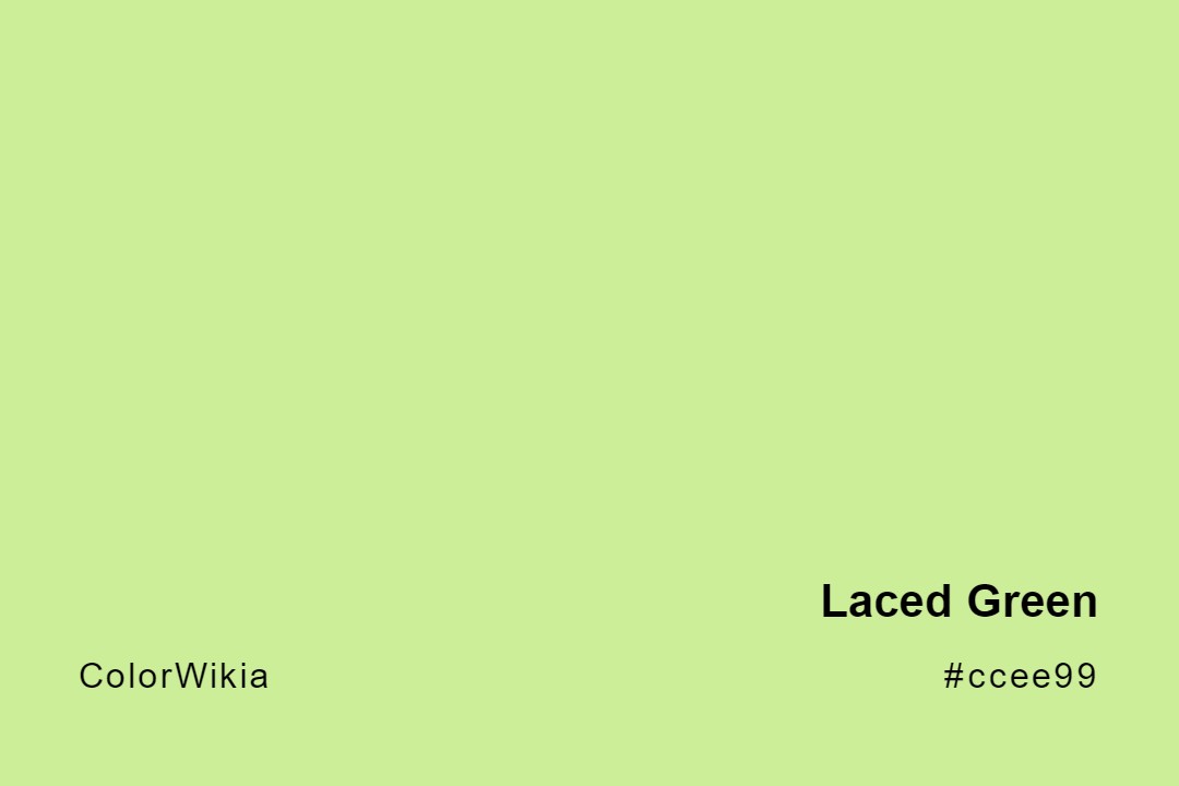 Laced Green Color – #ccee99: Codes and Complete Breakdown