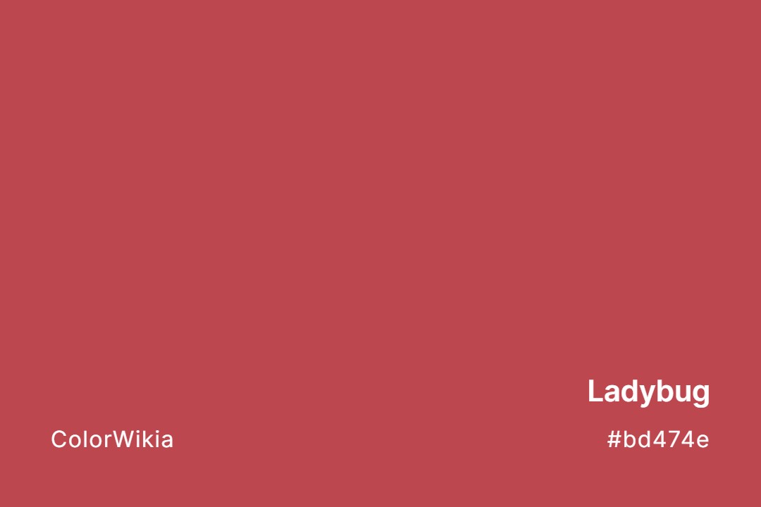 Ladybug Color – #bd474e: Codes and Complete Breakdown