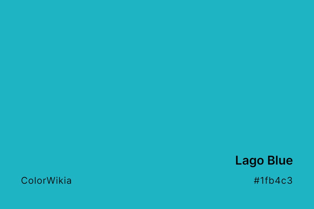 Lago Blue Color – #1fb4c3: Codes and Complete Breakdown