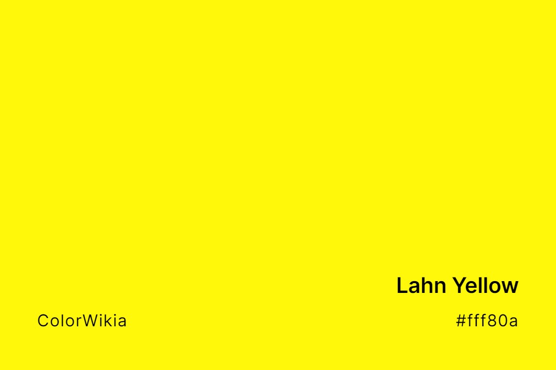 Lahn Yellow Color – #fff80a: Codes and Complete Breakdown
