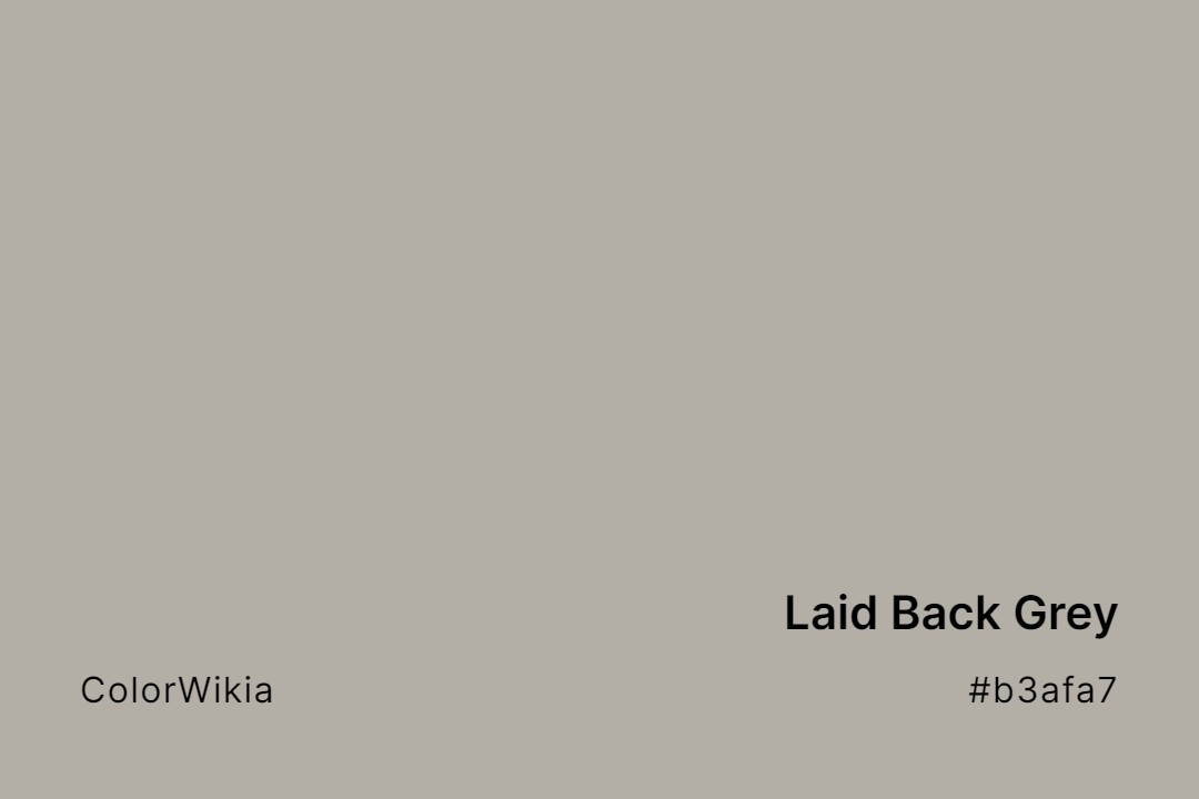 Laid Back Grey Color – #b3afa7: Codes and Complete Breakdown