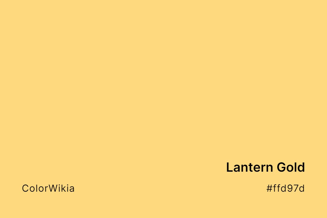 lantern gold color ffd97d