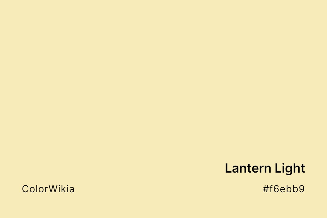 lantern light color f6ebb9
