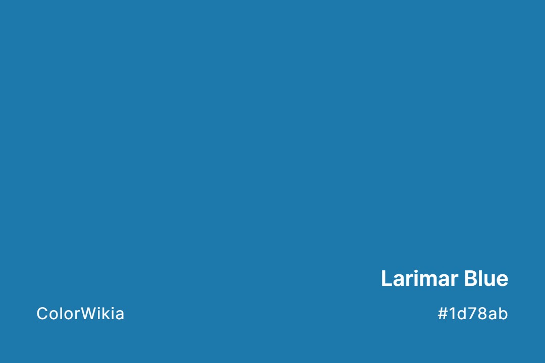 Larimar Blue Color – #1d78ab: Codes and Complete Breakdown