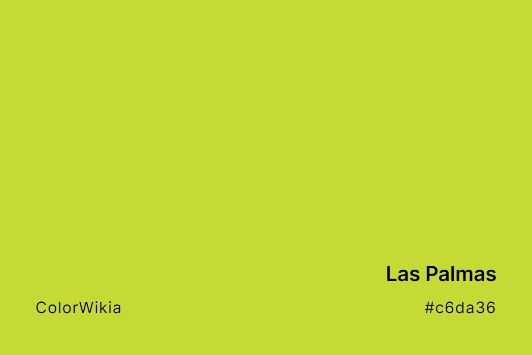 Las Palmas Color – #c6da36: Codes and Complete Breakdown