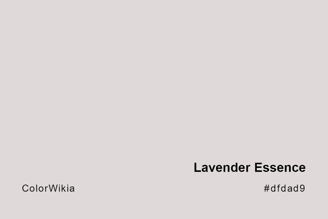lavender essence color dfdad9