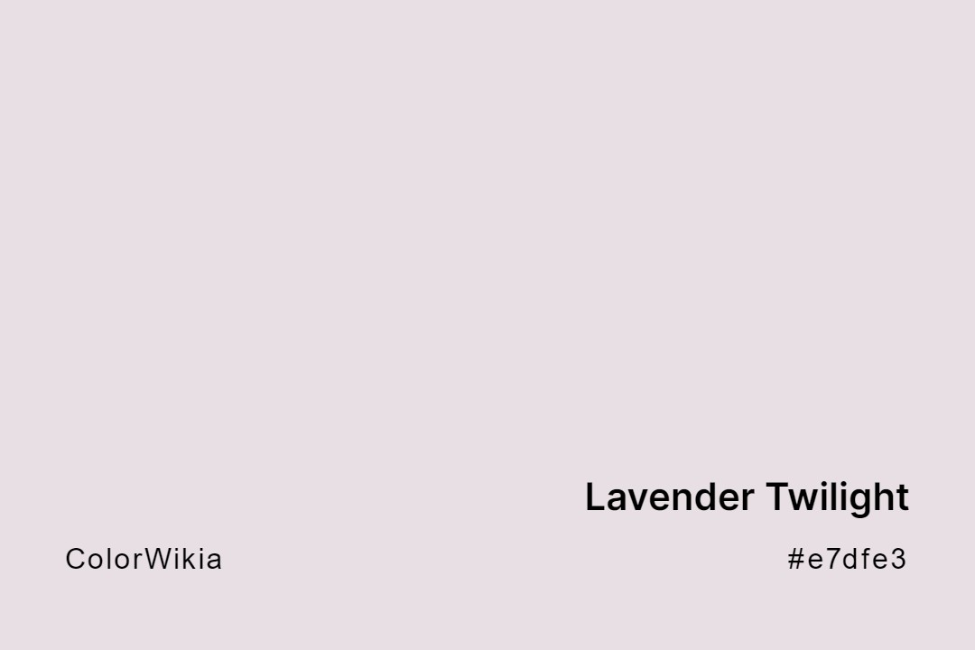 lavender twilight color e7dfe3