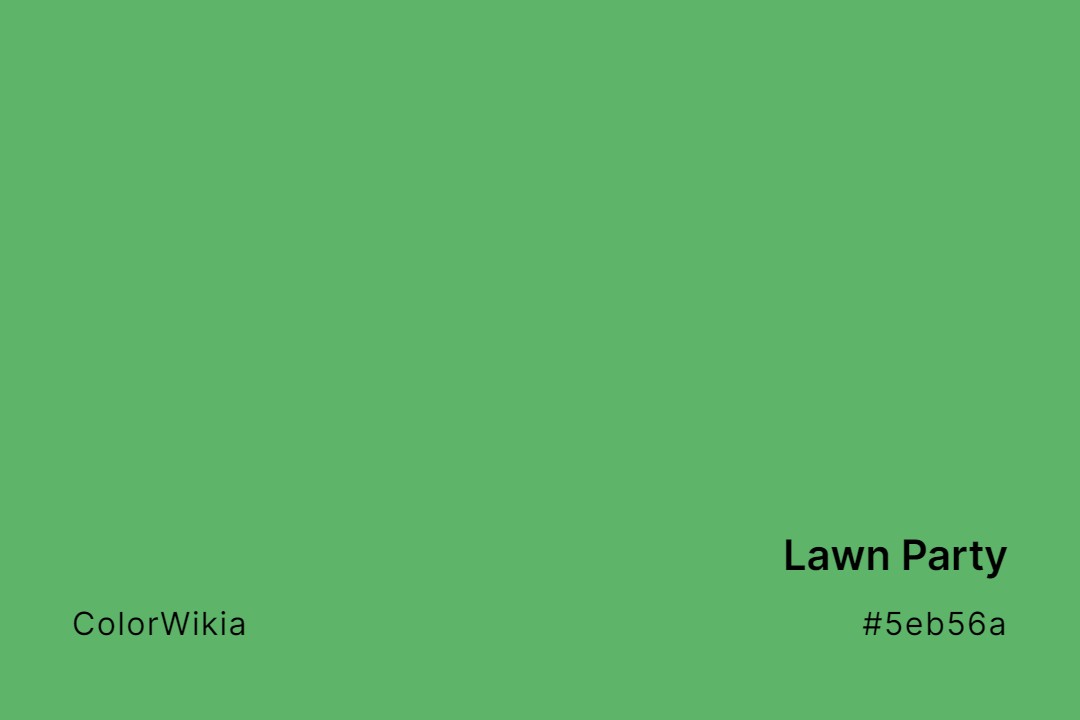 lawn party color 5eb56a
