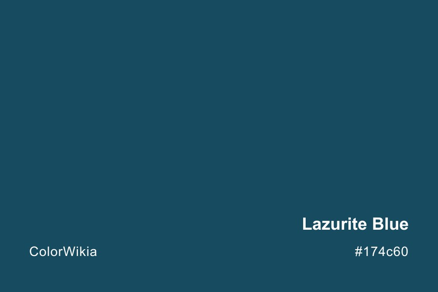 Lazurite Blue Color – #174c60: Codes and Complete Breakdown