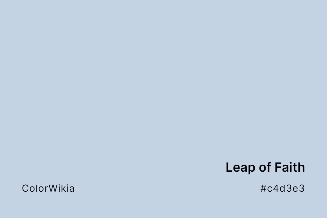 Leap of Faith Color – #c4d3e3: Codes and Complete Breakdown