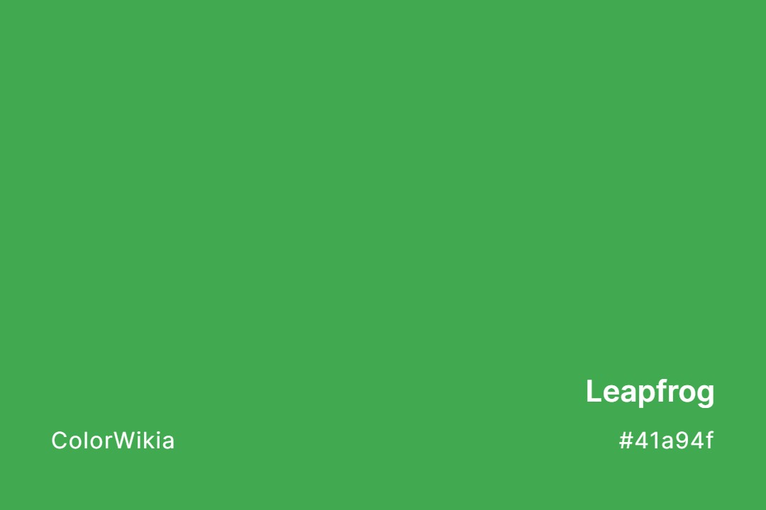Leapfrog Color – #41a94f: Codes and Complete Breakdown