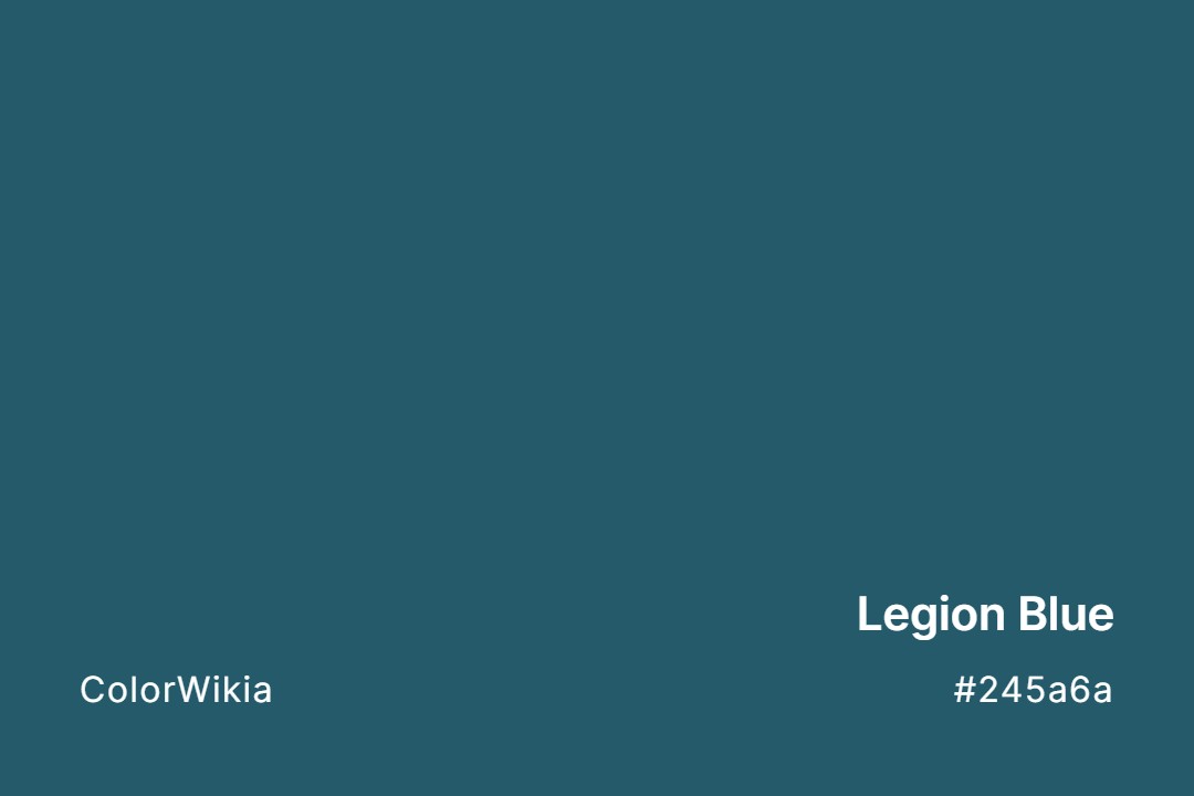 Legion Blue Color – #245a6a: Codes and Complete Breakdown